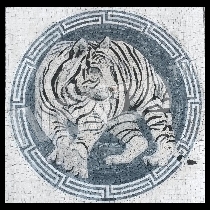 Mozaïek Witte tijger