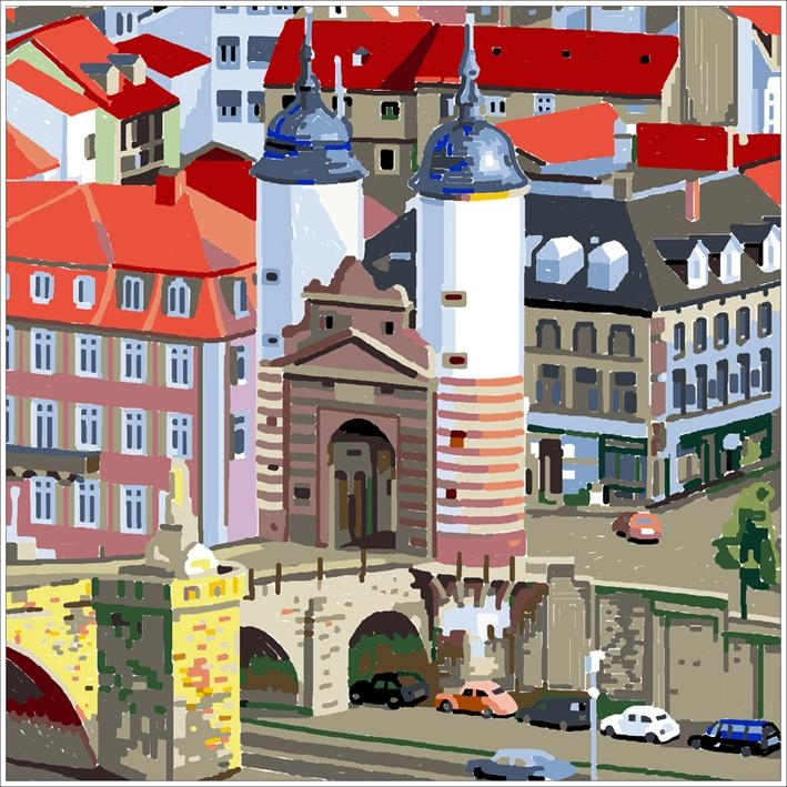 Mozaïek LK008 Details Panorama Extract Heidelberg 3