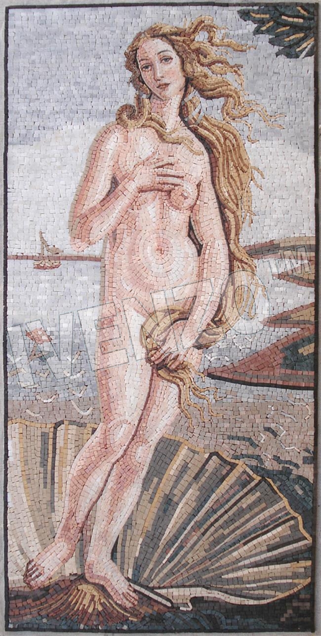 Mozaïek FK029 Botticelli: Geboorte van Venus