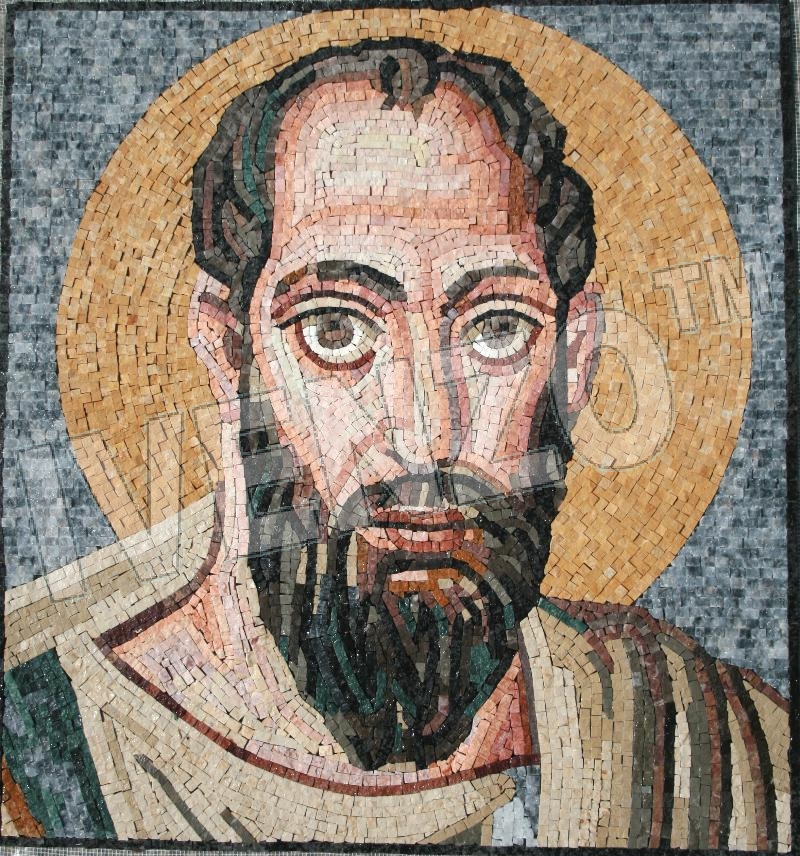 Mozaïek FK071 Apostel Paulus uit Ravenna