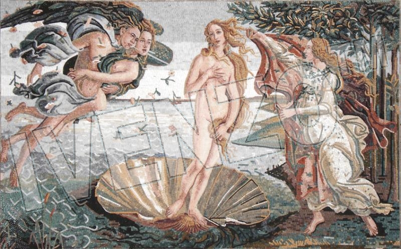 Mozaïek FK101 Botticelli: Geboorte van Venus