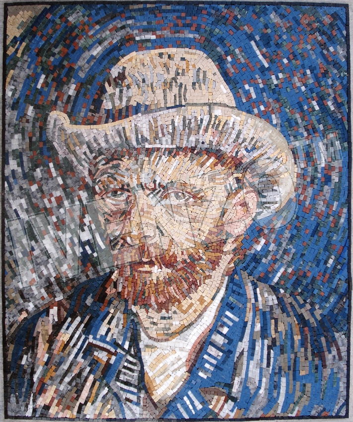 Mozaïek FK111 van Gogh: Zelfportret