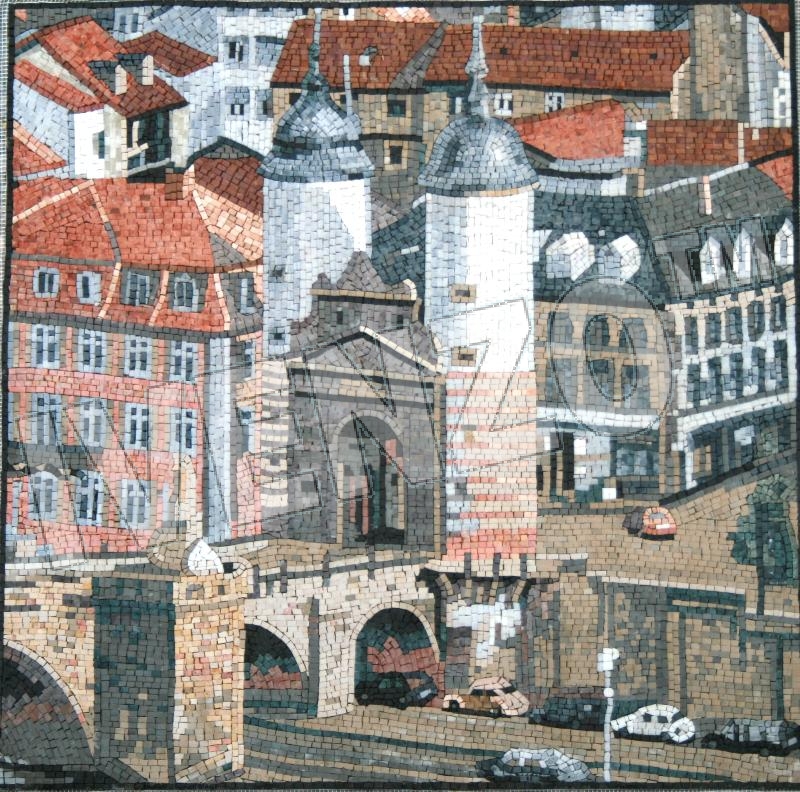 Mozaïek LK008 Panorama Extract Heidelberg
