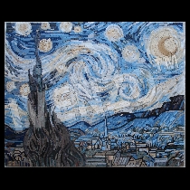 Mozaïek Van Gogh: Sterrennacht