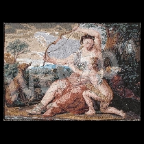 Mozaïek Batoni: Diana en Cupido