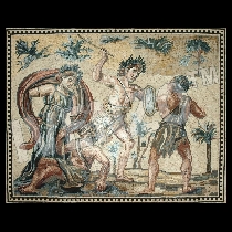 Mozaïek Dionysus en de Indisch