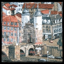 Mozaïek Panorama Extract Heidelberg