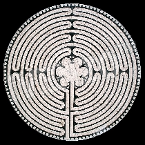 Mozaïek Labyrinth van Chartres